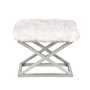 Atelier Del Sofa Capraz Plush Silver, White